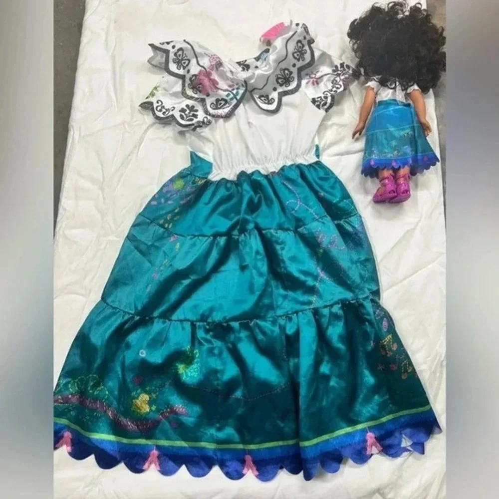 Kids, Disney, Encanto, Maribel costume with doll‎